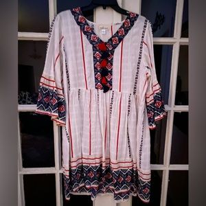 Cousin Earl BOHO dress. New without tags. Size L.